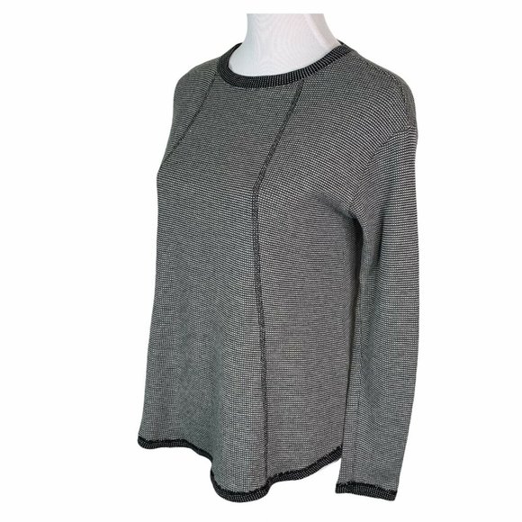 J. Jill Gray Inside Out Scoop Neck Thermal Top - Picture 4 of 9